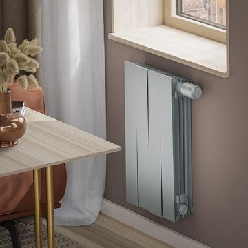 Радиатор Royal Thermo PianoForte 500 VDR Silver Satin - 12 секций нижнее подключение (правое)