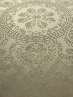 Скатерть 170х270 и 12 салфеток Gamba 9905 Panna сливочная