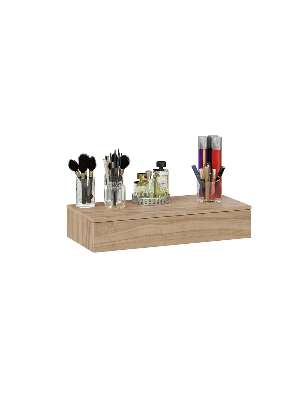 Прихожая с зеркалом Белый Жемчуг 197х37х217