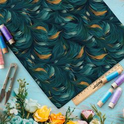 Ткань премиум флис живописный мир