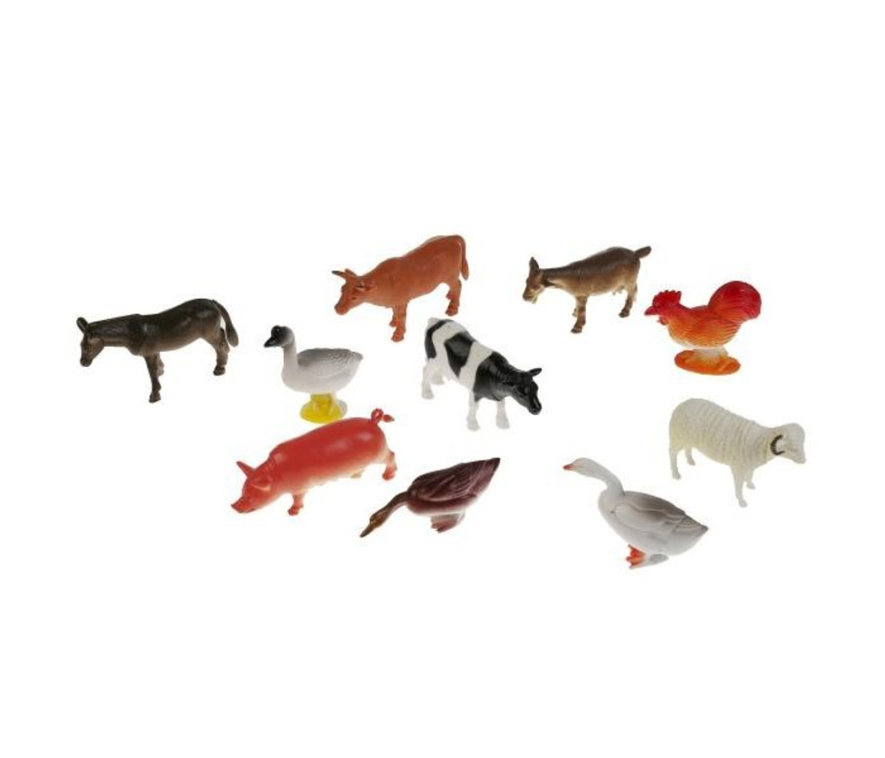 208945/Н-р из 10-и дом.животных ИВ 10см, в асс.в пак/HA2496S/1