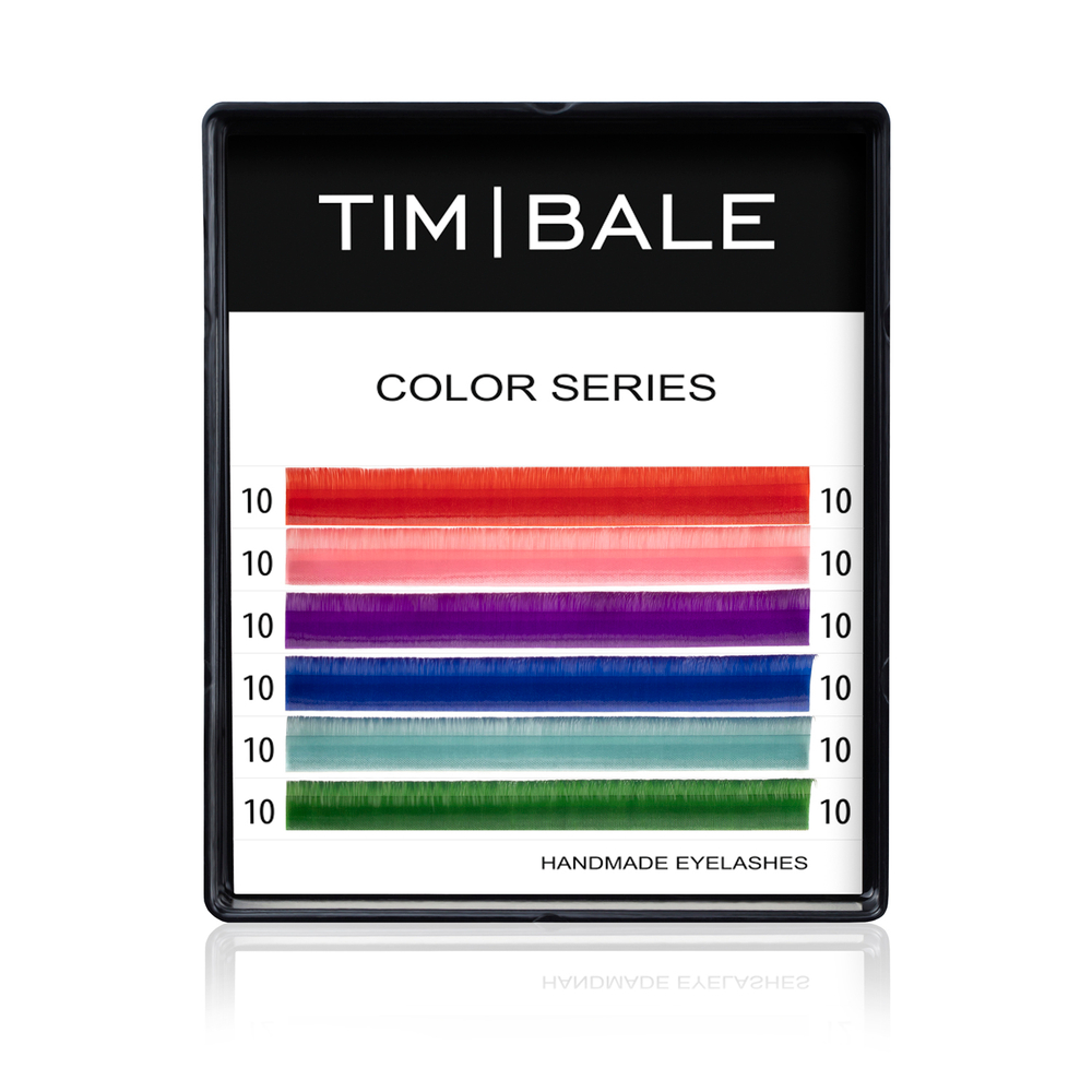 Ресницы цветные TimBale Multicolor
