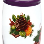 Банка для сыпучих продуктов 1100мл «Зимняя фантазия» 6 видов