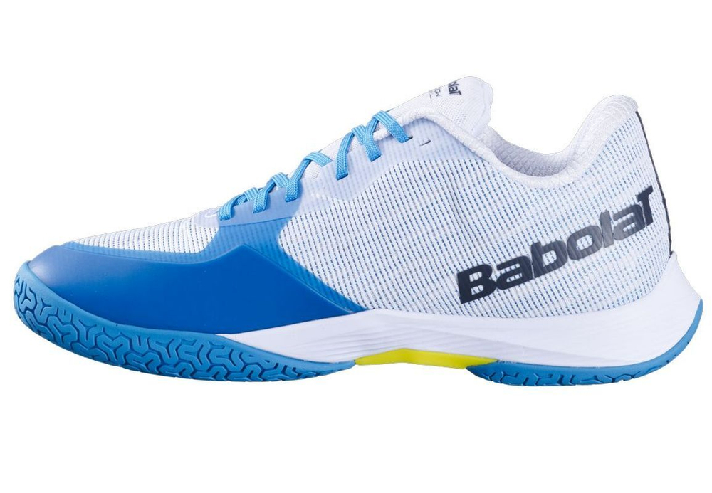 Мужские кроссовки для бадминтона/сквоша Babolat Shadow Spirit 2 - white/algier blue