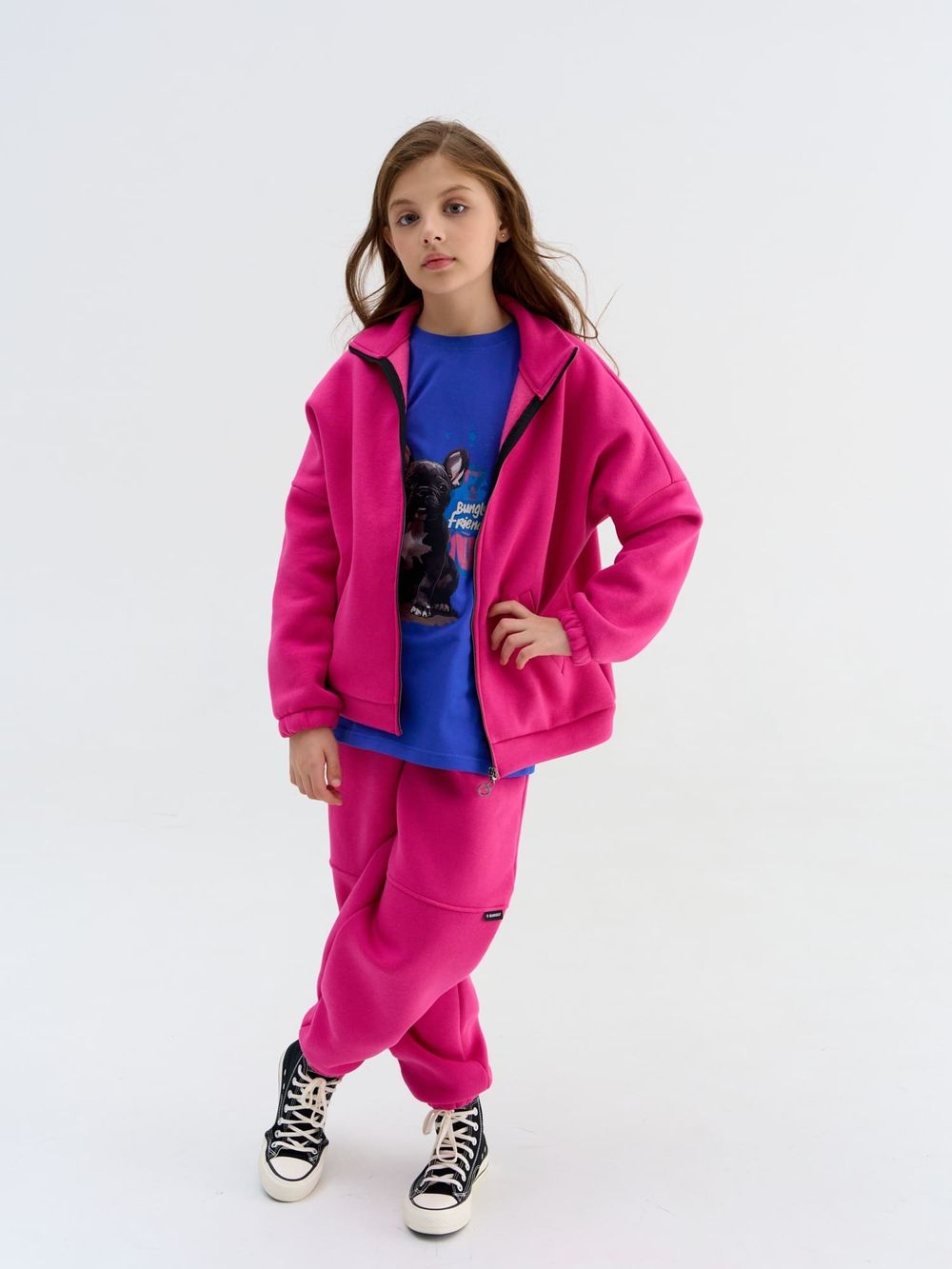 Олимпийка на молнии "Бабл-гам" утепленная 7+