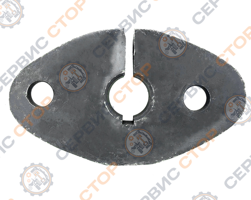 Эксцентриковый (встряхивателя) овальный фланец защитный на вал со смещенной осью Anna