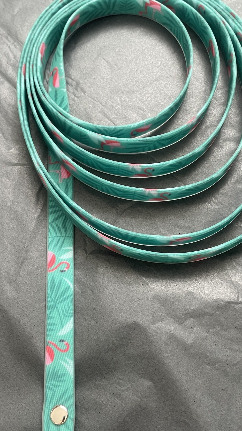 Поводок для собак из биотана 10 м, 15 мм, биотановый поводок для собак средних и мелких пород фламинго 10 метров , 15 мм