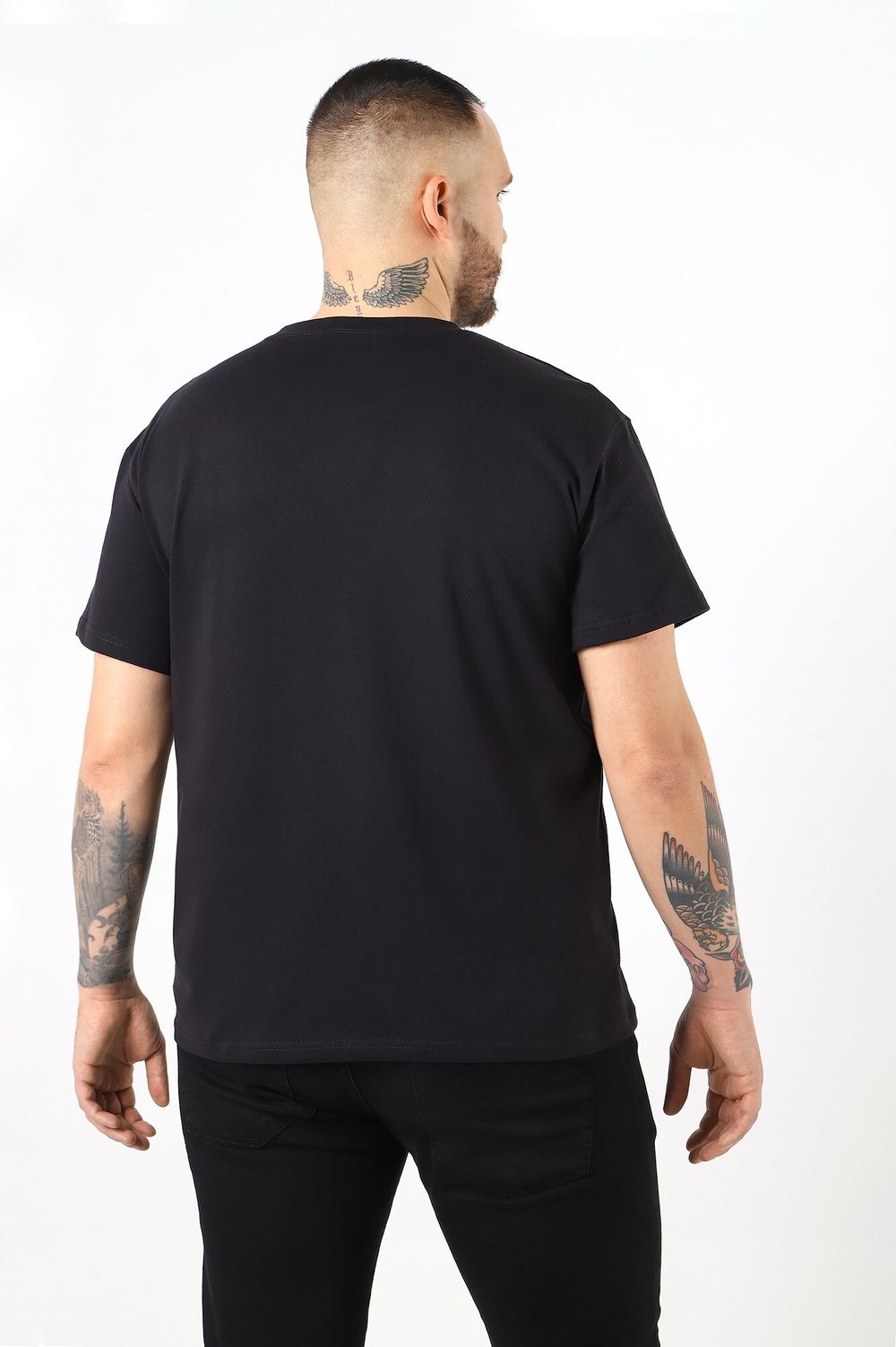 Фуфайка (футболка) мужская Герой-2 Виотекс ЧЁРНЫЙ