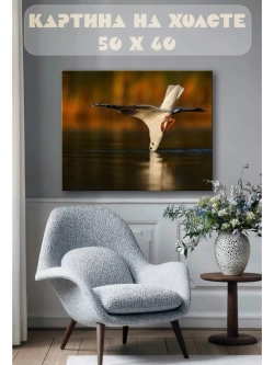 Картина на стену 40 X 50 Чайка