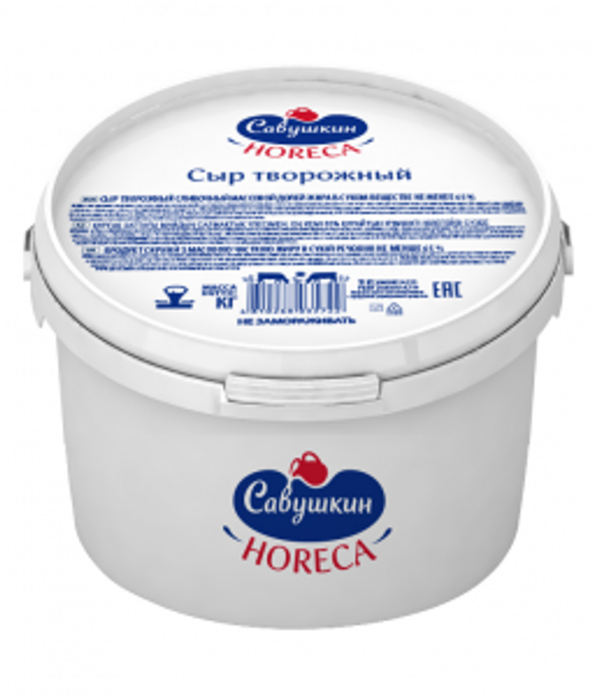 Сыр творожный сливочный "Савушкин" 2,4кг Сыр творожный сливочный "Савушкин" 2,4кг