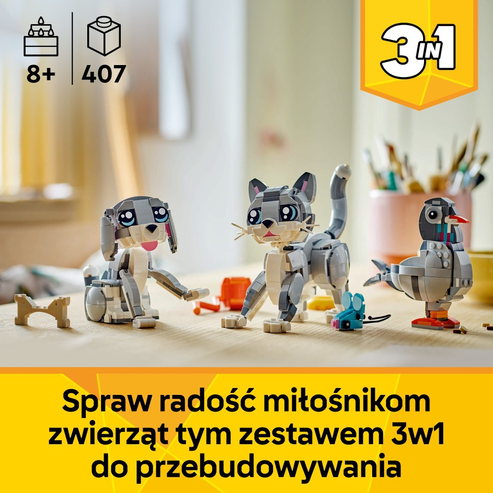 LEGO Creator - Шаловливый кот 31163