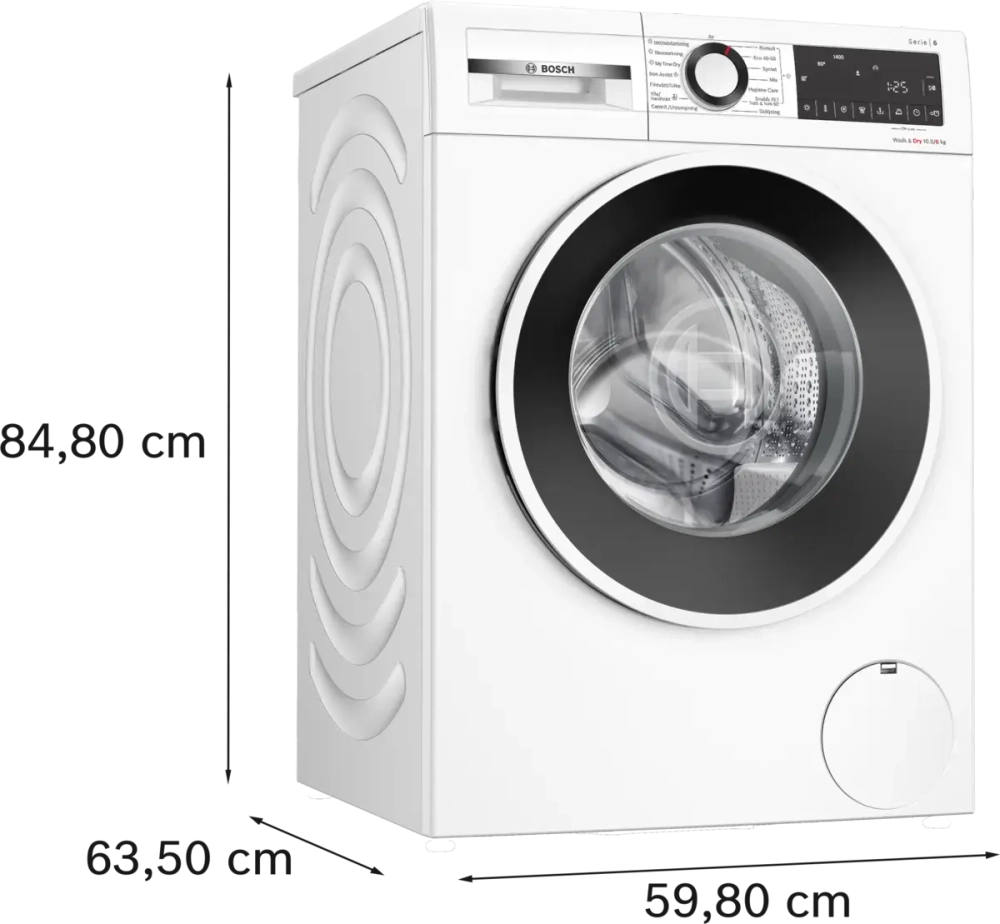 Стирально-сушильная машина Bosch WNG2540LSN