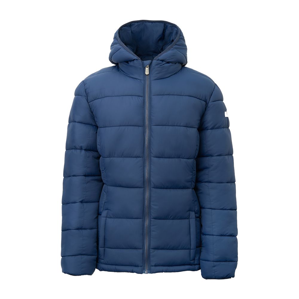 СЦ*Куртка утепленная с капюшоном жен. MIKASA MT913-036-XS, р.XS, полиэстер, нейлон, синий