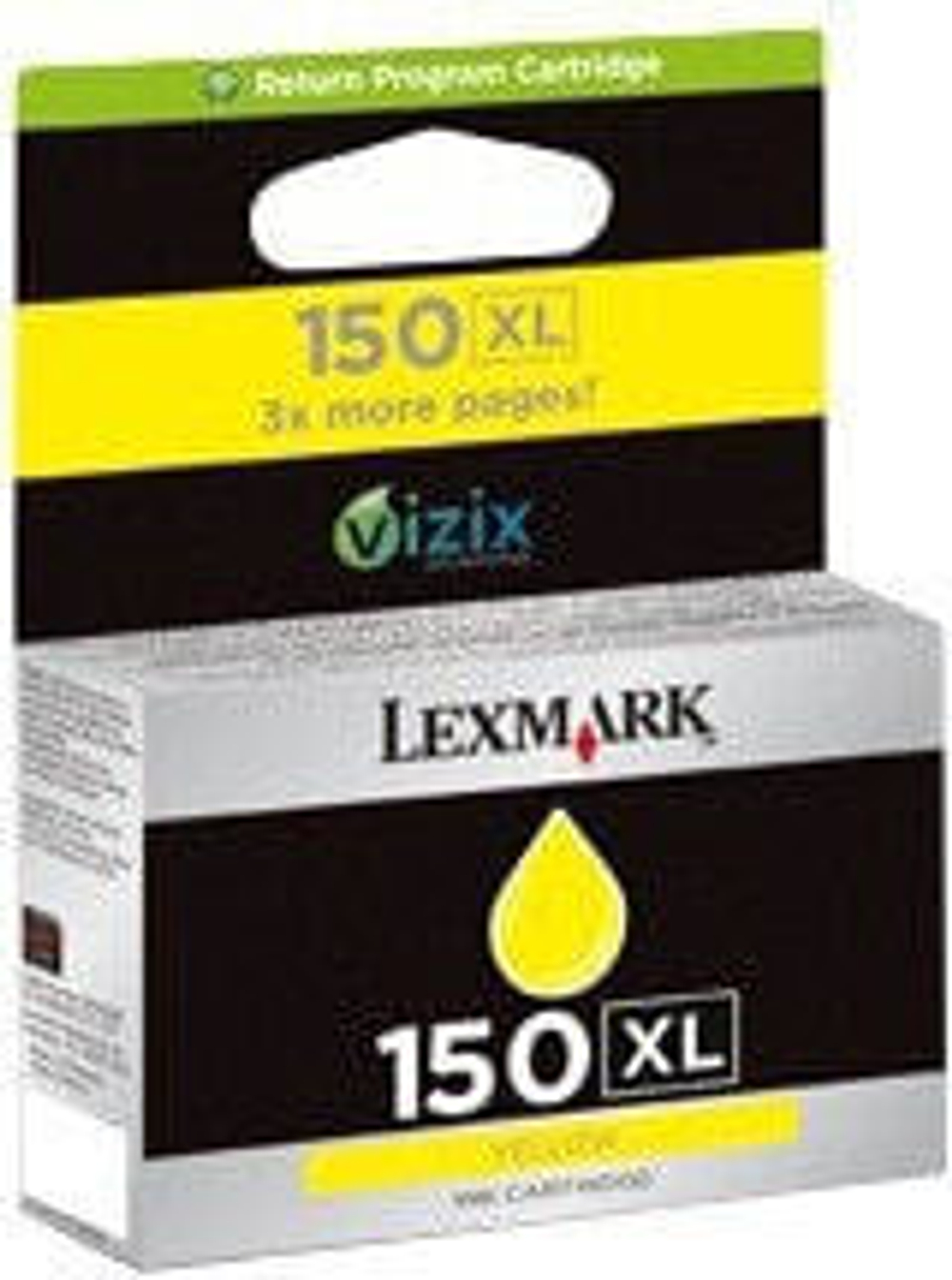 Lexmark 14N1618E струйный картридж Подлинный Желтый 1 шт