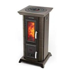 Отопительная печь "ТЕРМОФОР" СТАТИКА ТЕТРА (черная бронза)