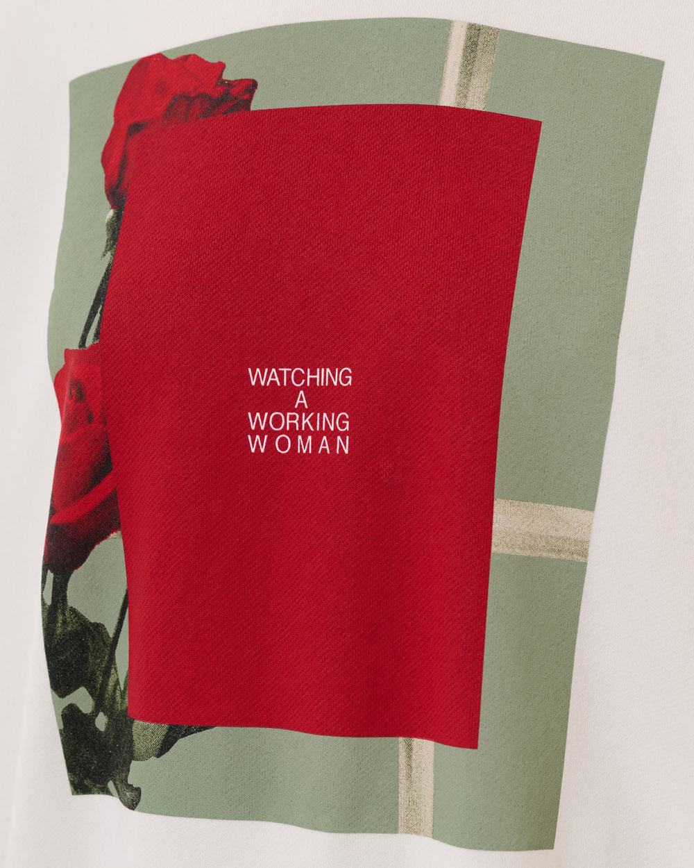 UNDERCOVER СВИТШОТ БЕЖЕВЫЙ W.A.W.W FLOWER