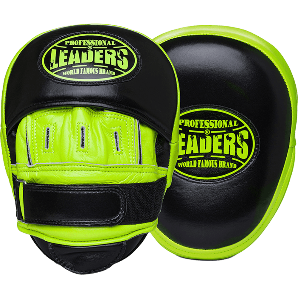 Лапы тренерские Leaders Curved Black Green
