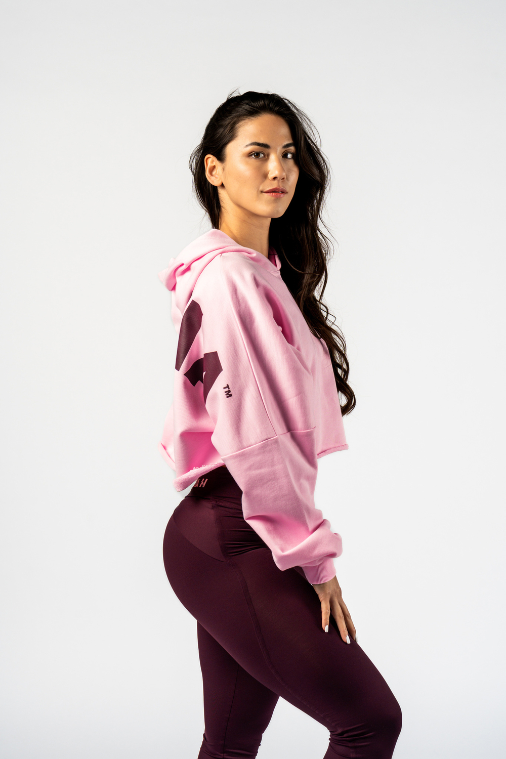 Худи Oversized Hoodie OWN YOUR POWER 433 Розовый