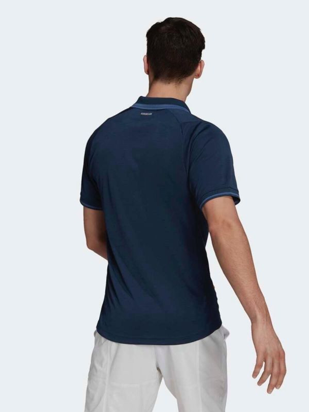 Мужское теннисное поло Adidas Freelife Polo Shirt M - небесный