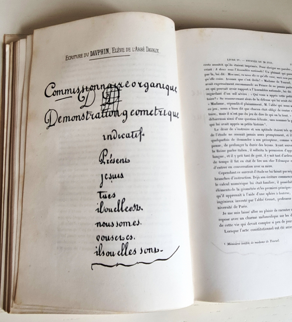 "Людовик XVII его жизнь, его агония, его смерть; пленение королевской семьи в Тампле. (Louis XVII sa vie, son agonie, sa mort; captivite de la famille royale au temple) Tome 1, 2". Par M.A. de Beauchesne. 1866г.