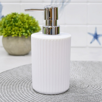 Дозатор для жидкого мыла 16,5*7,5см, белый, BZ-8276WH