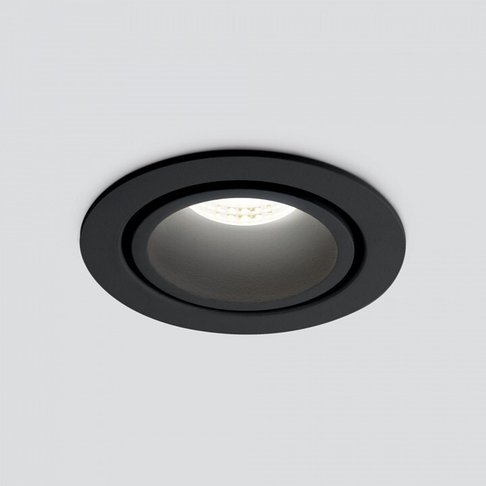 Встраиваемый светильник Elektrostandard 15267/LED 7W 4200K черный