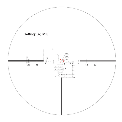 Прицел Vector Optics Continental X6 1-6x24 Tactical, сетка BDC VEC (SCOC-34)