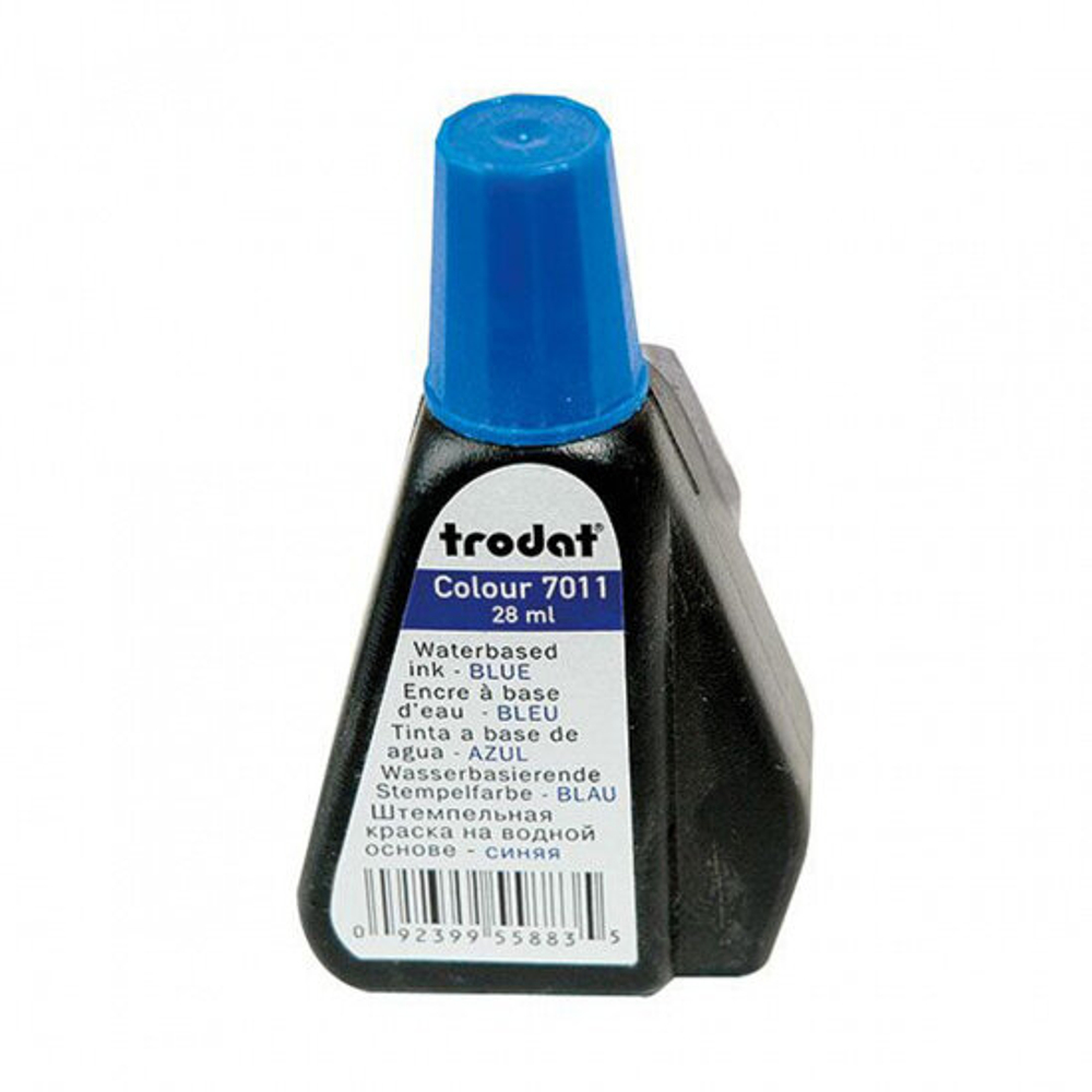 Штемпельная краска Trodat, 28мл, синяя (52973)