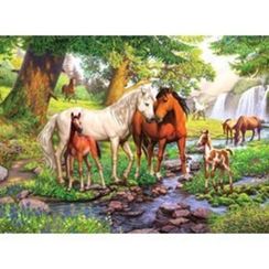 Puzzle Horses by the stream 300 pcs