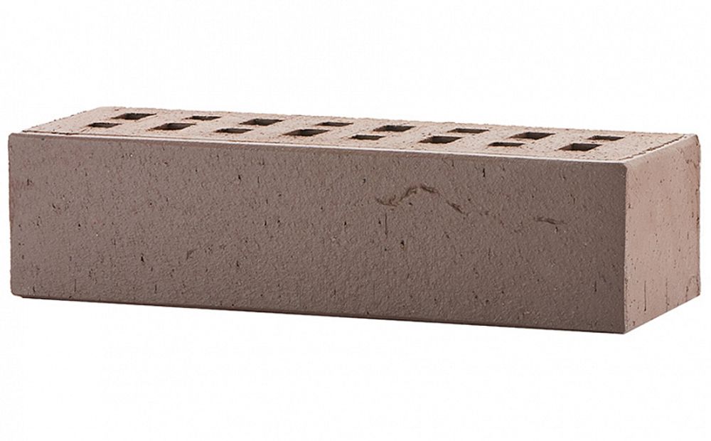 Кирпич клинкер ЛСР фасадный 0,71НФ Темно-терракотовый Флэш «Антверпен» винтаж М-300 250x85x65