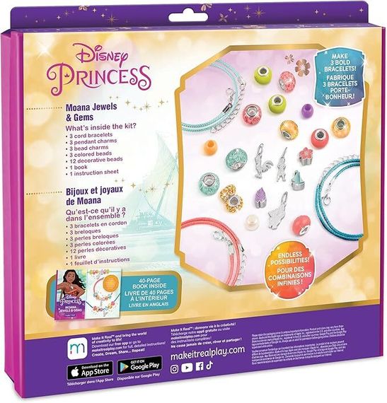 Make It Real Disney Princess Jewels and Gems Moana