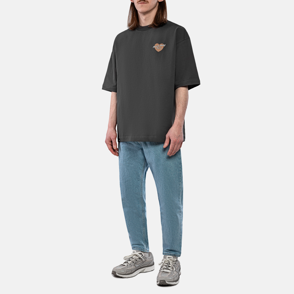 Футболка Haided HEART RLXD FIRM TEE shadow.grey
