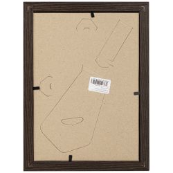 Фоторамка Image Art С22 МДФ универсальная 15х21 цвет венге вставка прозрачный пластик | Image Art