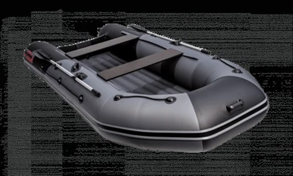 Лодка ПВХ ТАЙМЕНЬ NX 3400 НДНД PRO Серый