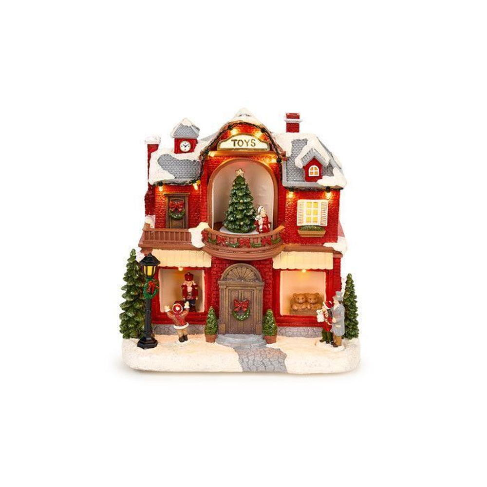 Декор музыкальный светодиодный "Магазин игрушек"