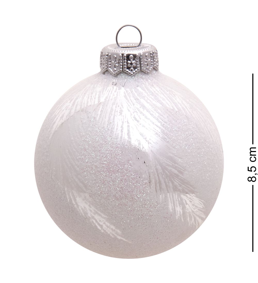 Элита НФШ-1623 Ел.украшение Шар «Снежный» 85 мм
