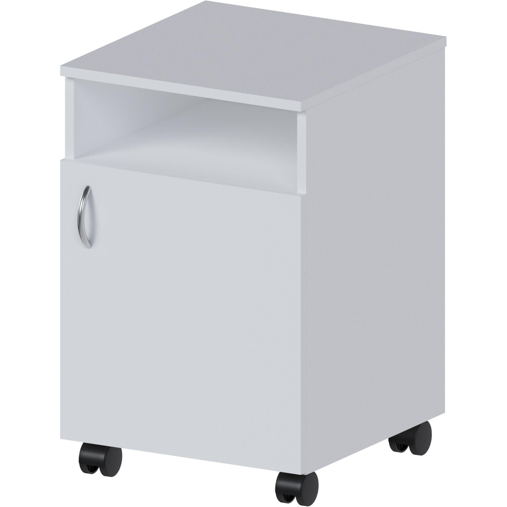 Тумба MEG_медицинская открытая полка и дверца ЛДСП ТМ (код МД-105.00) белый