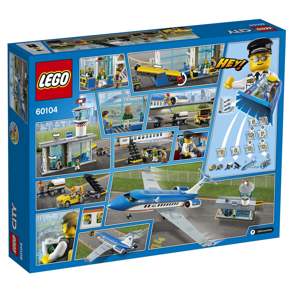 LEGO City: Пассажирский терминал 60104 — Airport Passenger Terminal — Лего Сити Город