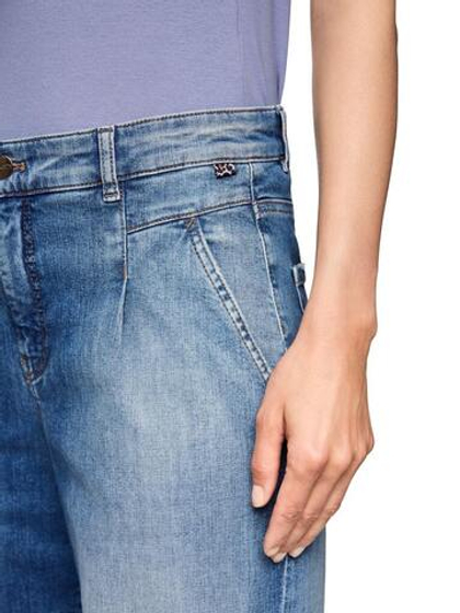 Marc Cain Джинсы свободного кроя с подворотами