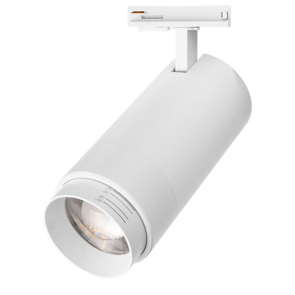 Трековый светодиодный светильник WOLTA WTL-35W/02W 35Вт 4000К IP20 Белый