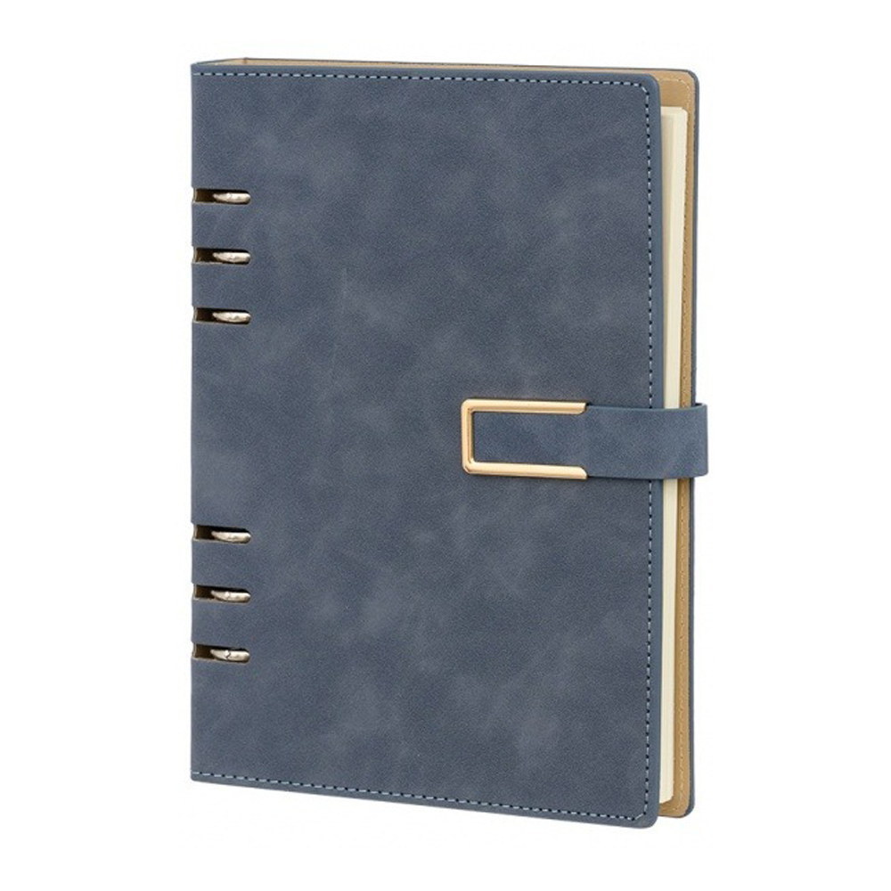 Ежедневник Basir, формат А5, материал-кожезаменитель, синий цвет, 100 листов, размер 17*23 см