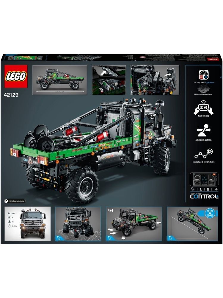 Конструктор LEGO Technic 42129 Полноприводный грузовик-внедорожник Mercedes-Benz Zetros