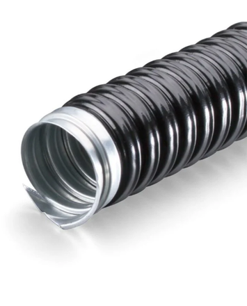 Металлорукав в ПВХ изоляции 15мм