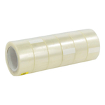 Клейкая лента (скотч) Basir 48 мм * 100 м, толщина 50 мкм, прозрачная, 6 шт