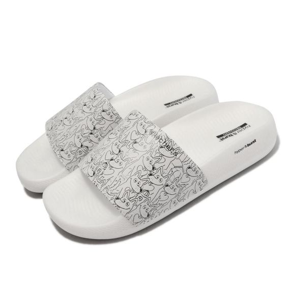 Skechers Hyper Slide Puppy Love 'White'