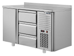 Стол холодильный POLAIR TM2GN-03-G с бортом