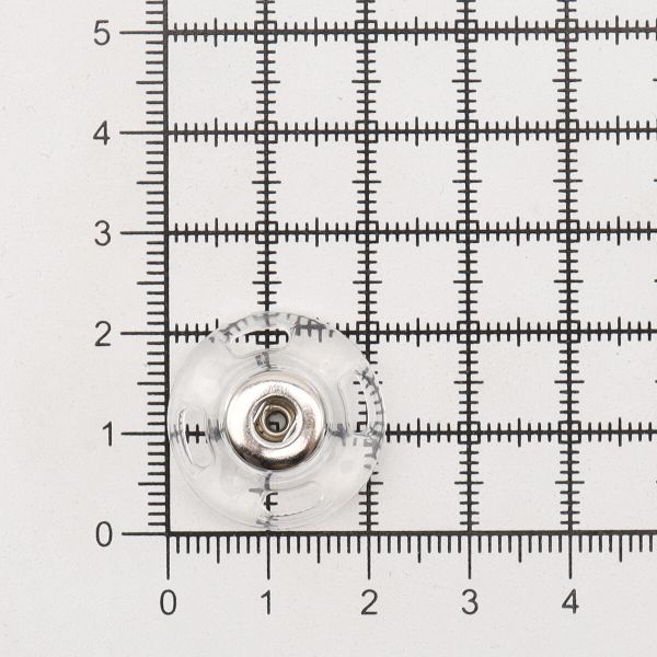 Кнопка пришивная 22мм, clear, MS-K-55, 10 шт