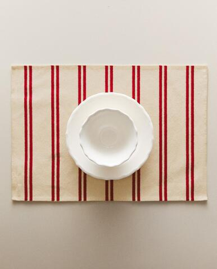 Zara Home сервировочная салфетка из смесовой ткани, вышивка, 50 35 см · 7250/023