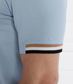 Поло Parlay 147 BOSS BLACK - голубой(50467113)