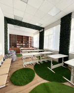 Озеленение панелями из искусственной зелени для экологического класса в одном из учебных заведений г.Ставрополя.